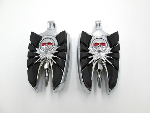 Posapies para motos Cromo Zombie (Jgo)